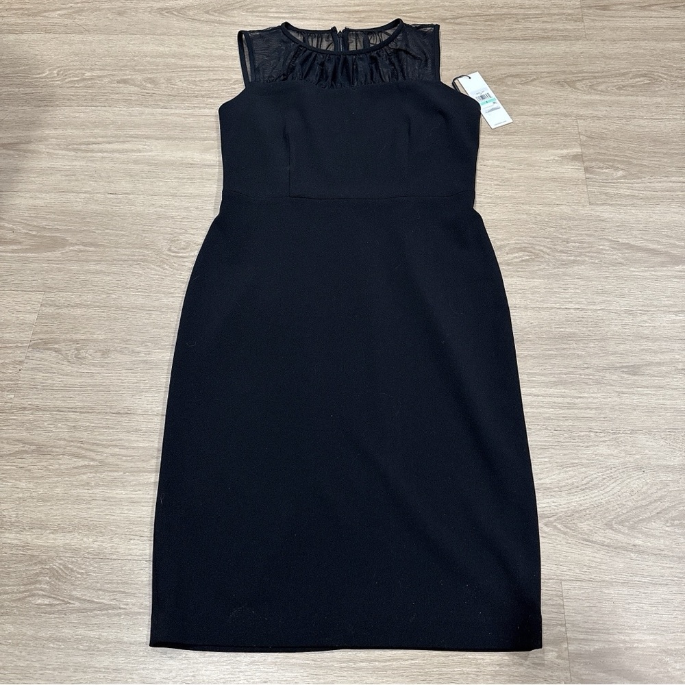 Calvin Klein Elegant Black Sleeveless Dress 8 NWT